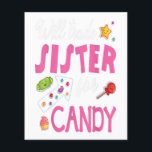 Will Trade Sister For Candy Happy Easter Day Gift Flyer<br><div class="desc">Will Trade Sister For Candy Happy Easter Day Gift</div>