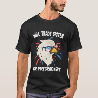 Will Trade Sister für Feuerwehrleute 4. Juli 1995 T-Shirt