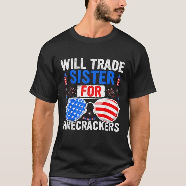 Will Trade Sister für Feuerwehrleute 4. Juli 1995 T-Shirt (Vorderseite)