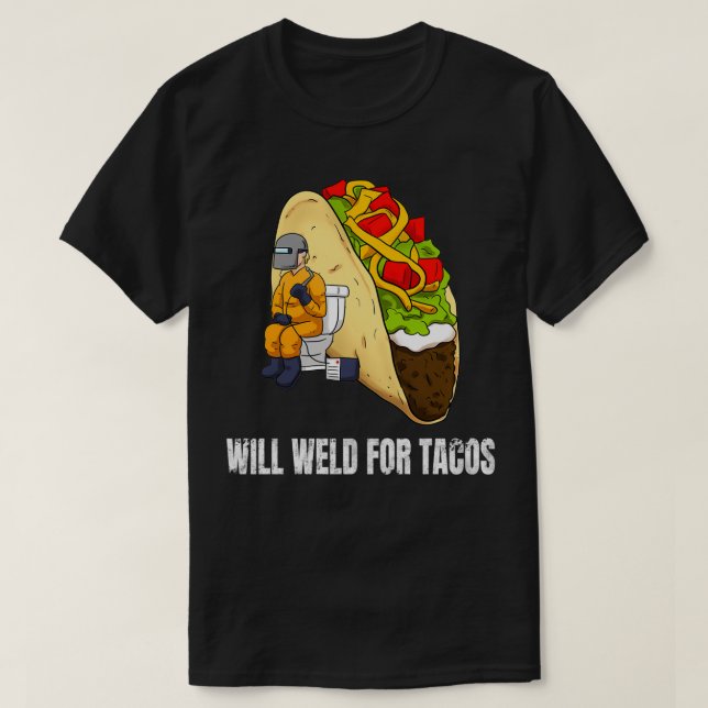 Will Wang für Tacos Funny Welding Welder Pullover (Design vorne)