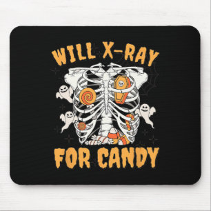 Will Xray für Candy Halloween Radiologe Mousepad