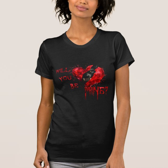 WIll You Be Mine Valentine Shirt (Vorderseite)