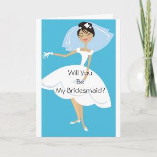 Will You Be My Bridesmaid Bridal Accessory Einladung