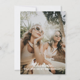 Will You Be My Bridesmaid Bridesmaid Proposal Card Karte