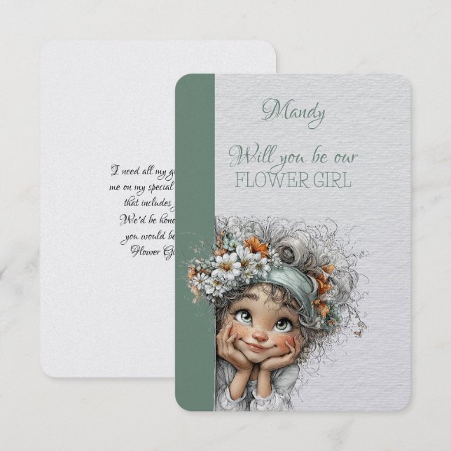 Will You Be My Flower Girl (Vorne/Hinten)