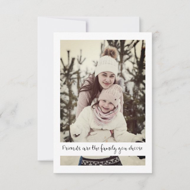 Will You Be My Flower Girl Quote Photo Proposal (Vorderseite)