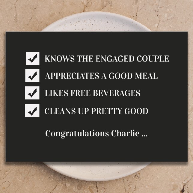 Will You Be My Groomsman Funny Digital Card Einladung (Von Creator hochgeladen)