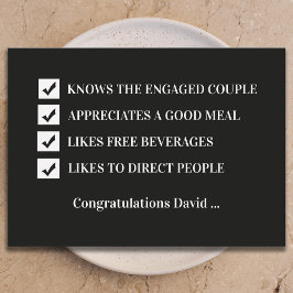 Will You Be My Usher Funny Digital Invitation Card Einladung