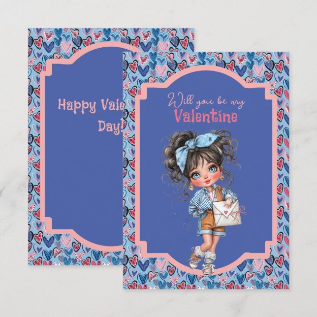 Will You Be My Valentine Teen  (Vorne/Hinten)