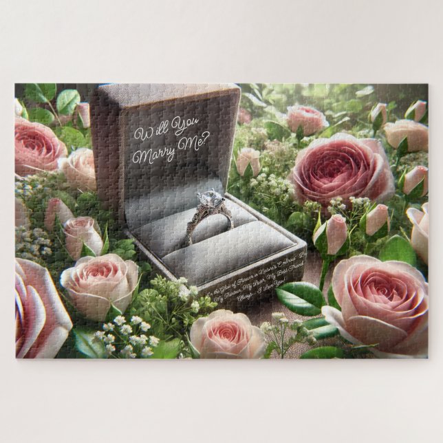 Will You Marry Me? Engagement Ring Proposal in a (Horizontal)