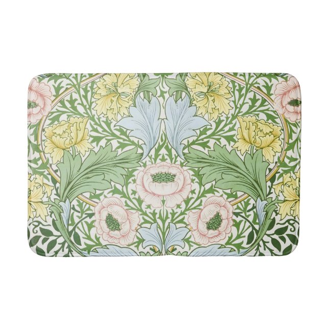 Willam Morris Myrtle Garden Floral Classic Badematte (Vorderseite)