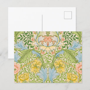 Willam Morris Myrtle Garden Floral Classic Postkarte
