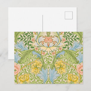 Willam Morris Myrtle Garden Floral Classic Postkarte