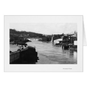 Willamette Falls und Paper Mills Oregon City