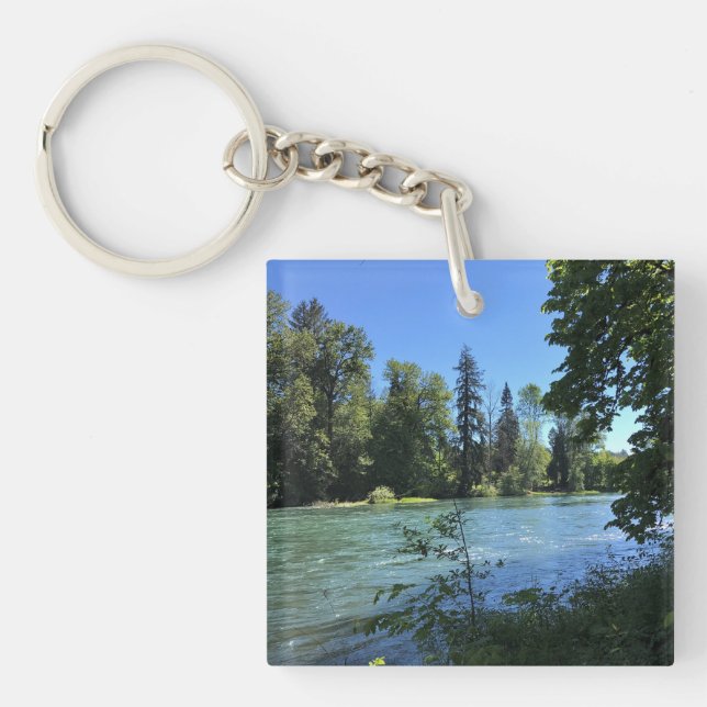 Willamette River, Oregon Schlüsselanhänger (Vorderseite)