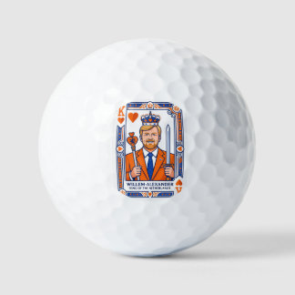 Willem-Alexander Speelkaart - Hartenkoning Konings Golfball