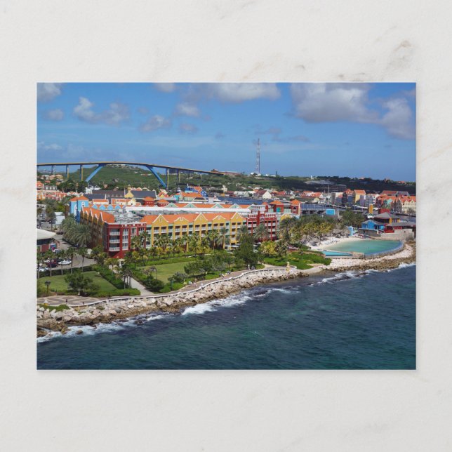Willemstad, Curacao Postkarte (Vorderseite)