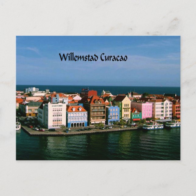 Willemstad Curacao Postkarte (Vorderseite)