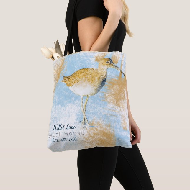 Willet Shorebird Vacacation House Tote Bag Tasche (Von Nahem)