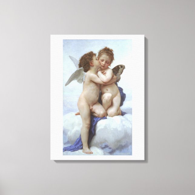 William Adolphe Bouguereau angels Leinwanddruck (Vorderseite)