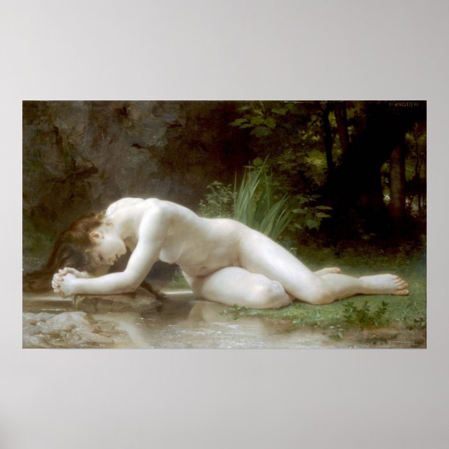 William-Adolphe Bouguereau-Biblis Poster (Vorne)