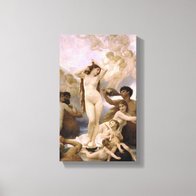 William-Adolphe Bouguereau - Die Geburt der Venus Leinwanddruck (Vorderseite)