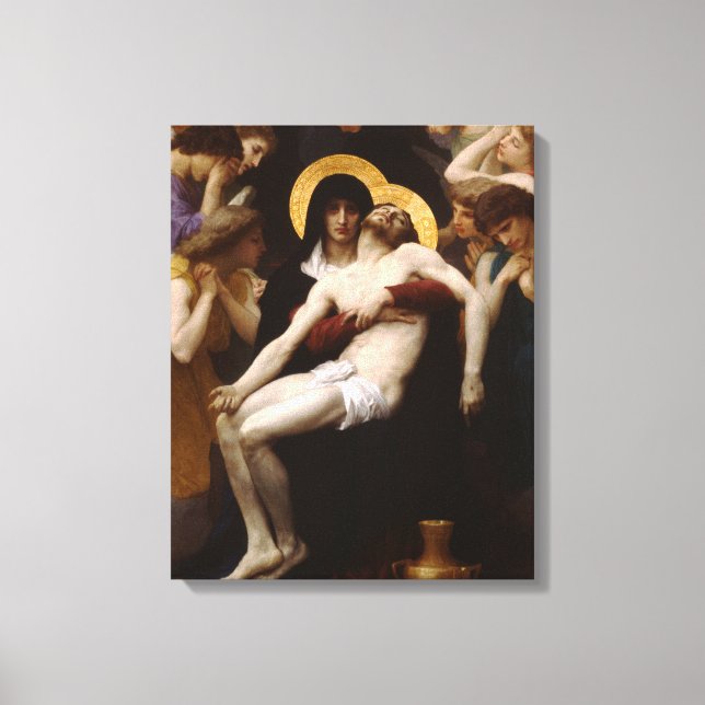 William-Adolphe Bouguereau - Pieta Leinwanddruck (Vorderseite)