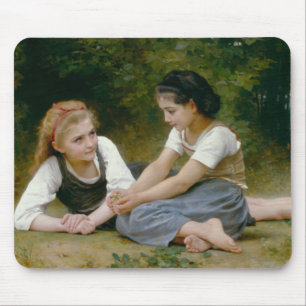 William-Adolphe Bouguereau - The Nut Gatherers Mousepad