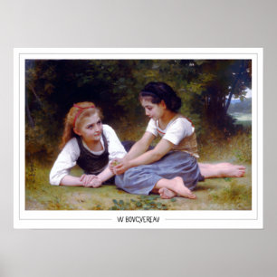 William-Adolphe Bouguereau Zedign Art Poster #157