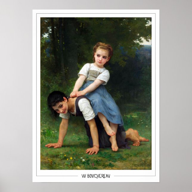William-Adolphe Bouguereau Zedign Art Poster #192 (Vorne)