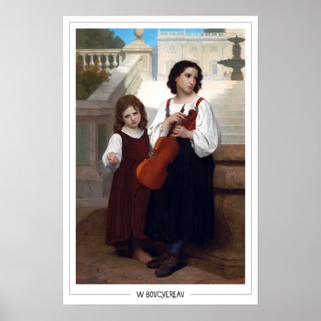 William-Adolphe Bouguereau Zedign Art Poster #223 (Vorne)