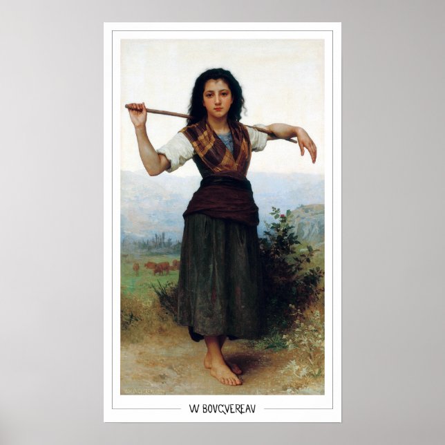 William-Adolphe Bouguereau Zedign Art Poster #7 (Vorne)