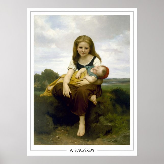 William-Adolphe Bouguereau Zedign Art Poster #9 (Vorne)