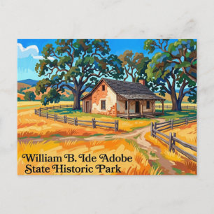 William B. Ide Adobe State Historic Park Postkarte