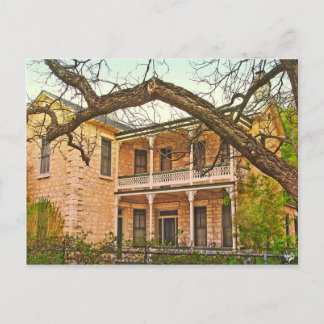 William Bierschwale Zuhause, Fredericksburg, TX Postkarte
