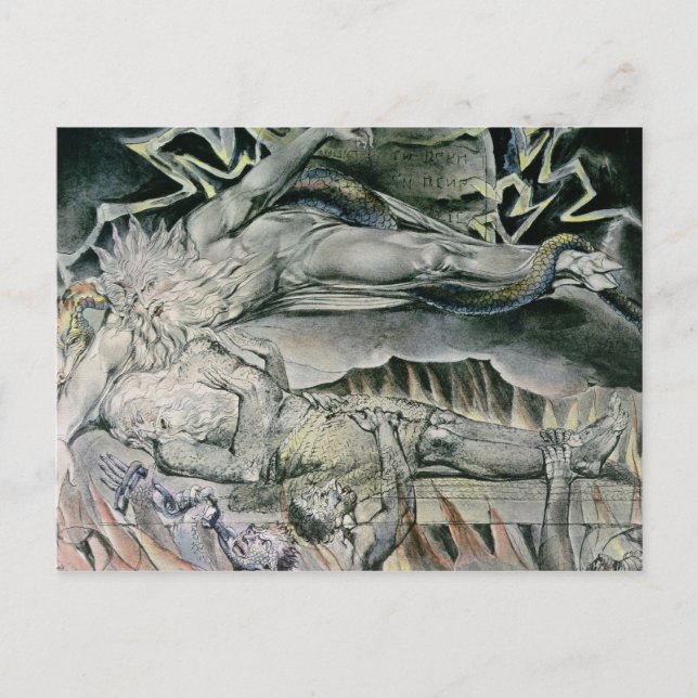 William Blake | Abbildungen des Buches "Arbeit"; Postkarte (Vorderseite)