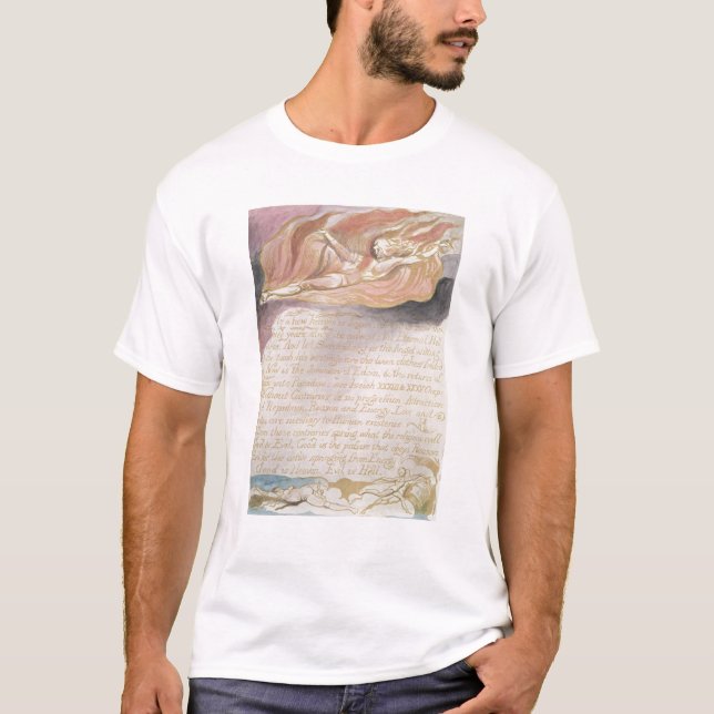William Blake | "als neuer Himmel wird angefangen T-Shirt (Vorderseite)