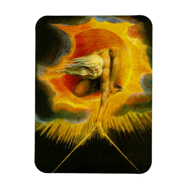 William Blake Ancient of Days Magnet (Vertikal)