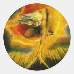 William Blake antique des autocollants de jours