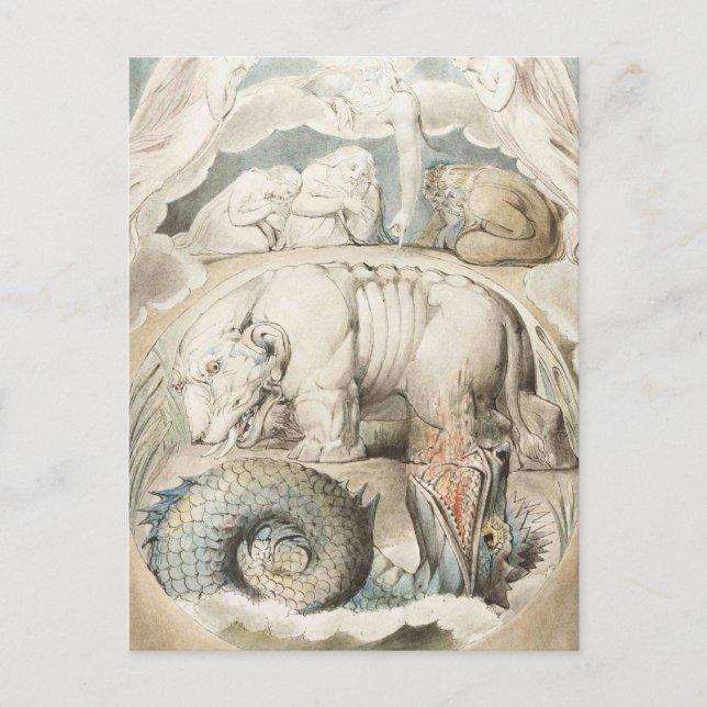 William Blake Art Painting Postkarte (Vorderseite)