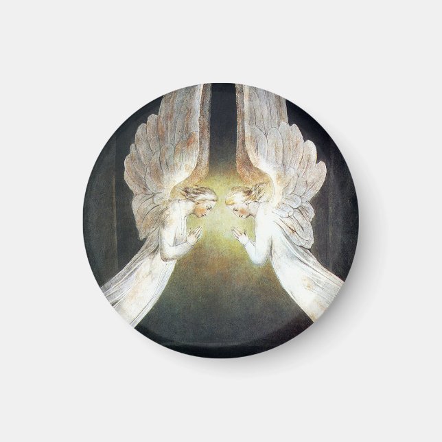 William Blake Christ im Sepulcher Magnet (Vorne)