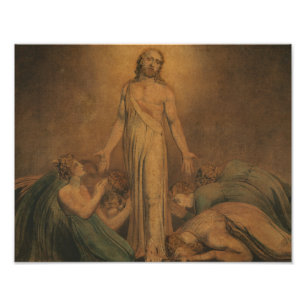 William Blake - Christus erscheint den Aposteln Fotodruck