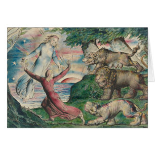 William Blake - Dante Running von den drei Bestien