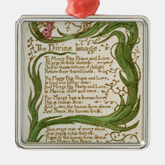 William Blake | das göttliche Bild, von den Silbernes Ornament (Vorne)