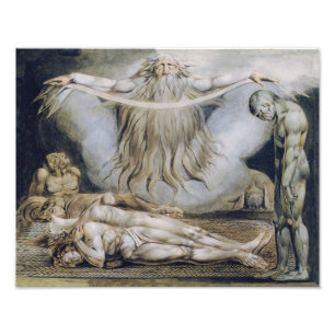 William Blake "Das Haus des Todes" Druck