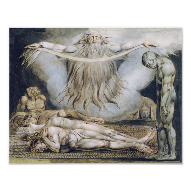 William Blake "Das Haus des Todes" Druck (Vorne)