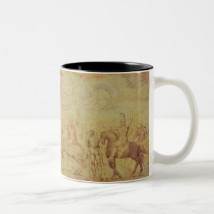 William Blake die Fee Queene Zweifarbige Tasse