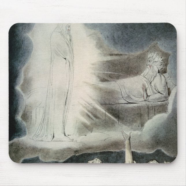 William Blake | die Vision von Eliphaz, 1825 Mousepad (Vorne)