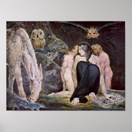 William Blake - Hecate; Die Nacht von Enitharmons  Poster