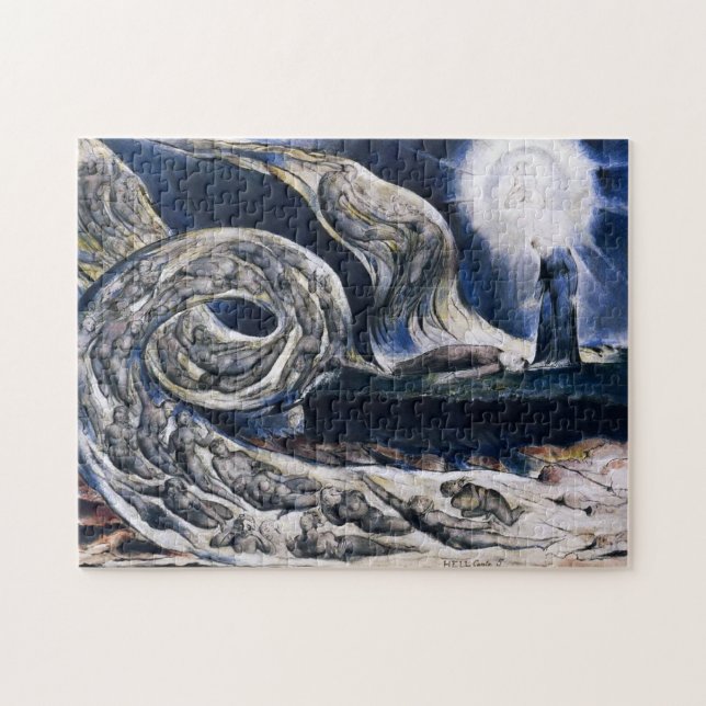 William Blake le puzzle de tourbillon d'amants (Horizontal)